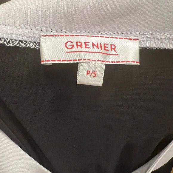 Size small Grenier Black and white sleeveless top - Picture 4 of 6